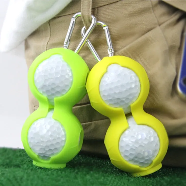 2 PCS Golf Silicone Double-ball Protective Sleeve(Colour)