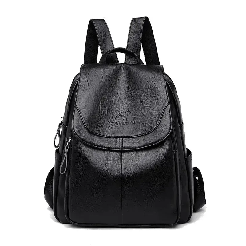 2023 Luxury Brand Women Backpack High Quality Leather Backpacks Travel Backpack Fashion School Bags for Girls mochila feminina