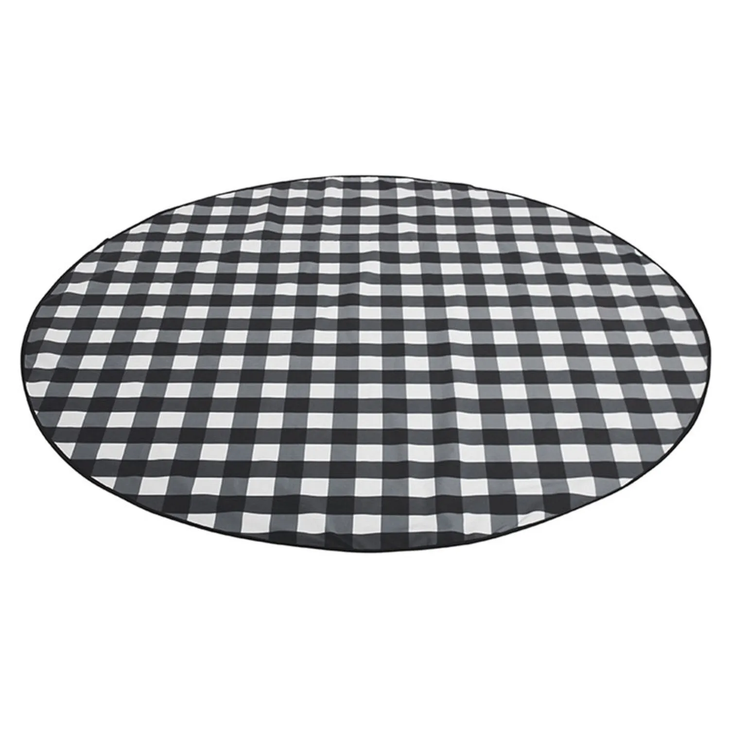 basil bangs | love rug | gingham black - LC