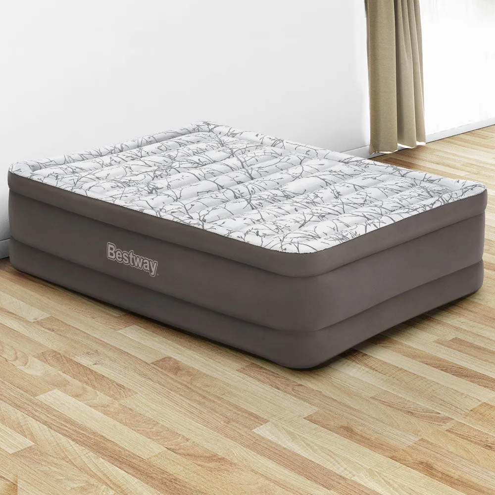 Bestway Air Mattress Queen Inflatable Bed 56cm Airbed Grey