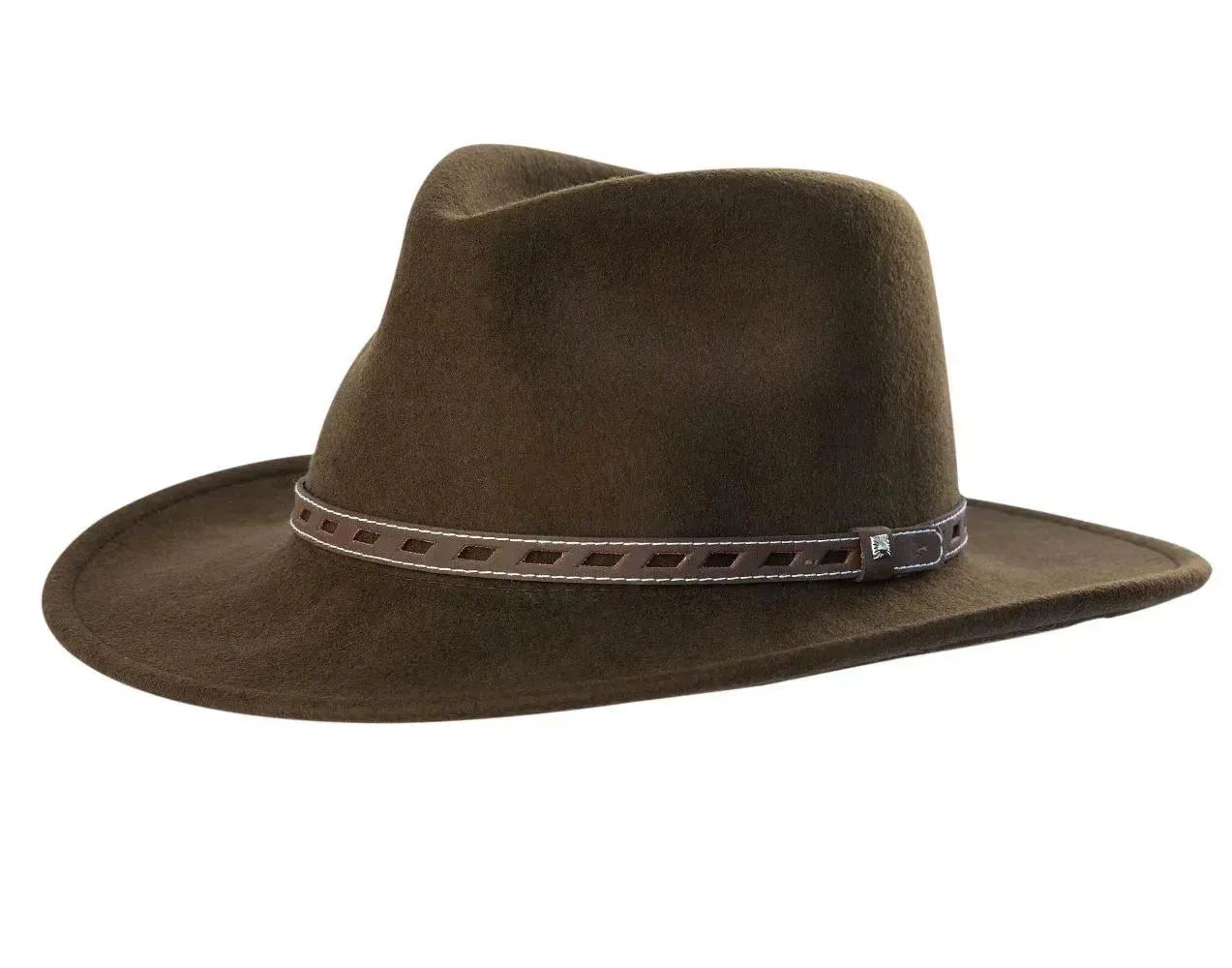 Black Creek (BC2052) - Crushable Wool Felt Outback Hat