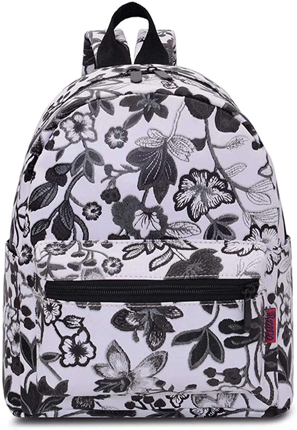 Bravo! Fashion Design Leatherette 12" Backpack (Embroider Black)