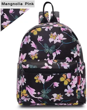 Bravo! Fashion Design Leatherette 12" Backpack (Magnolia Pink)