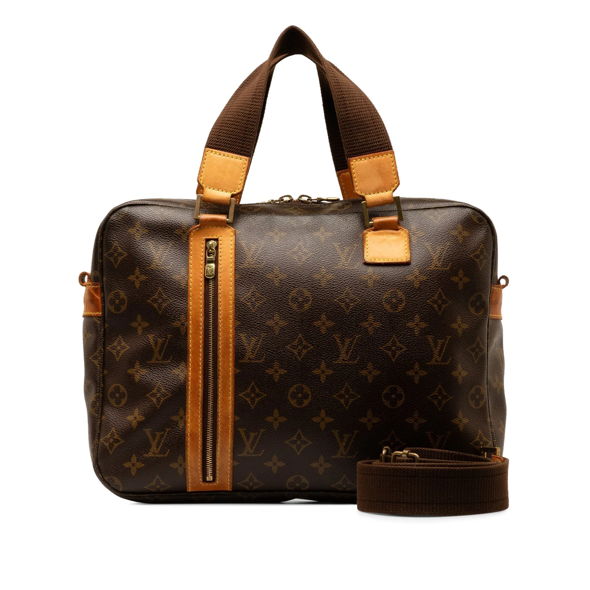 Brown Louis Vuitton Monogram Sac Bosphore Business Bag