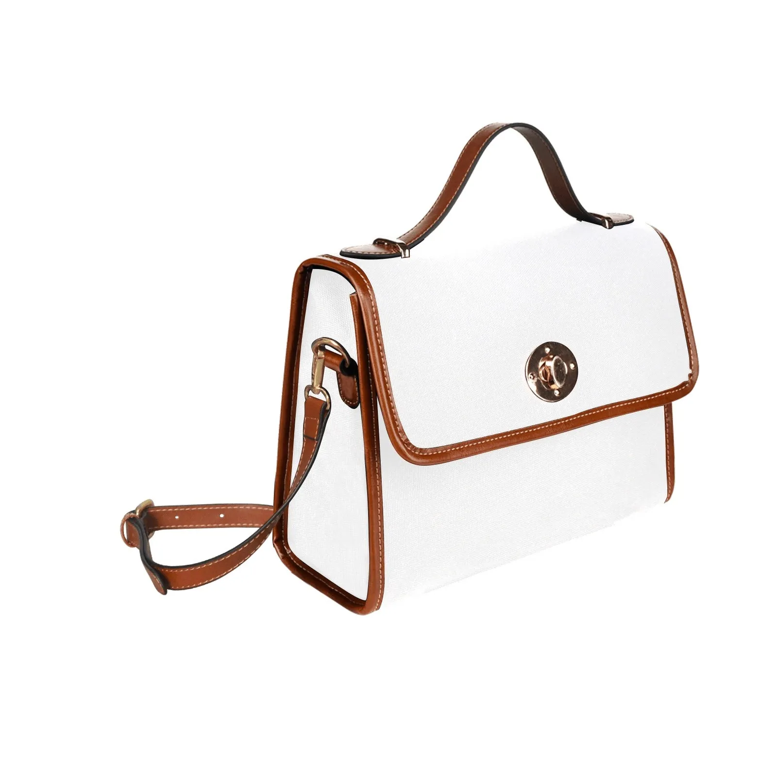 Canvas Bag-Brown Trim