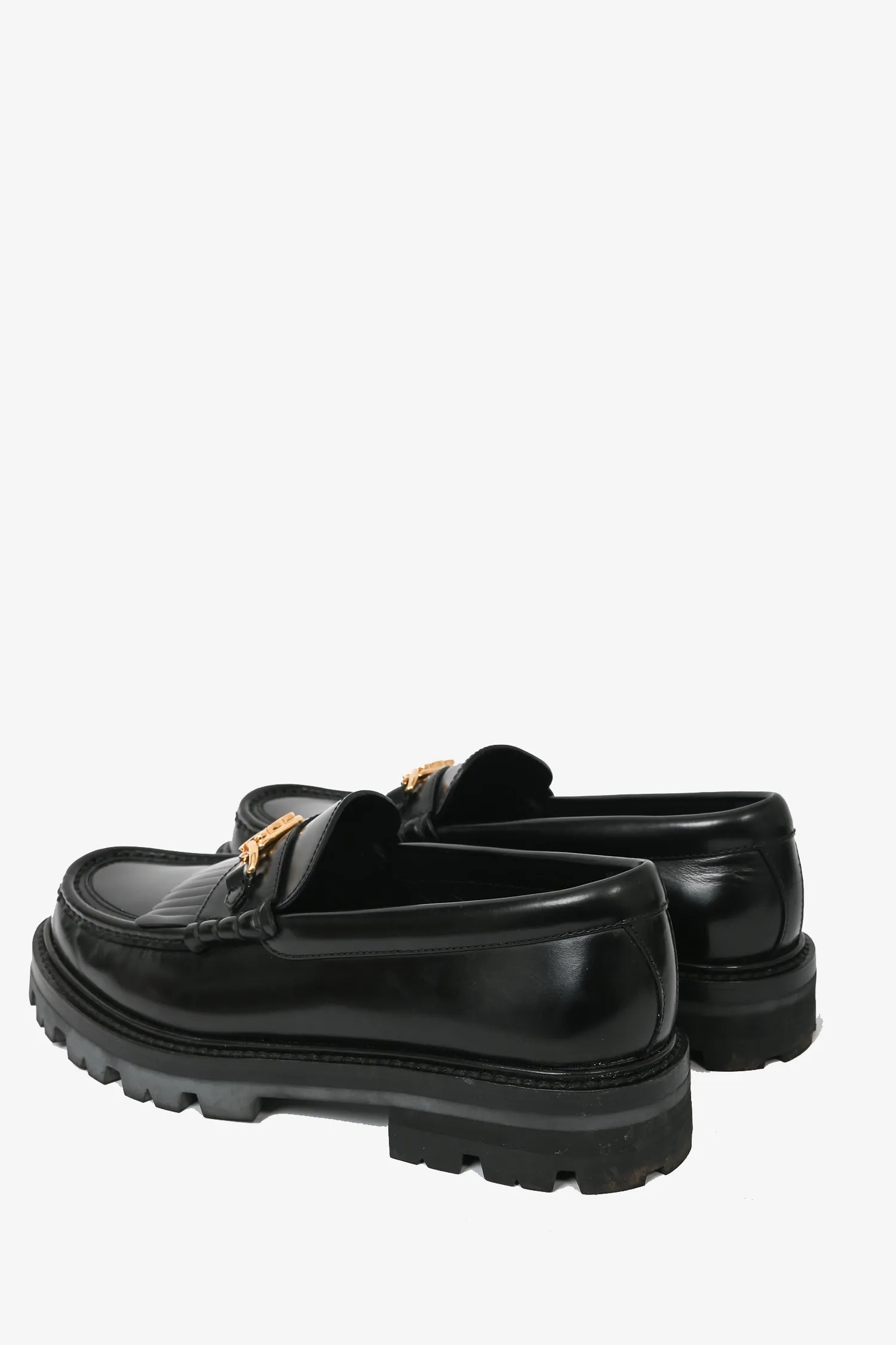 Celine Black Leather Margaret Loafer Size 39