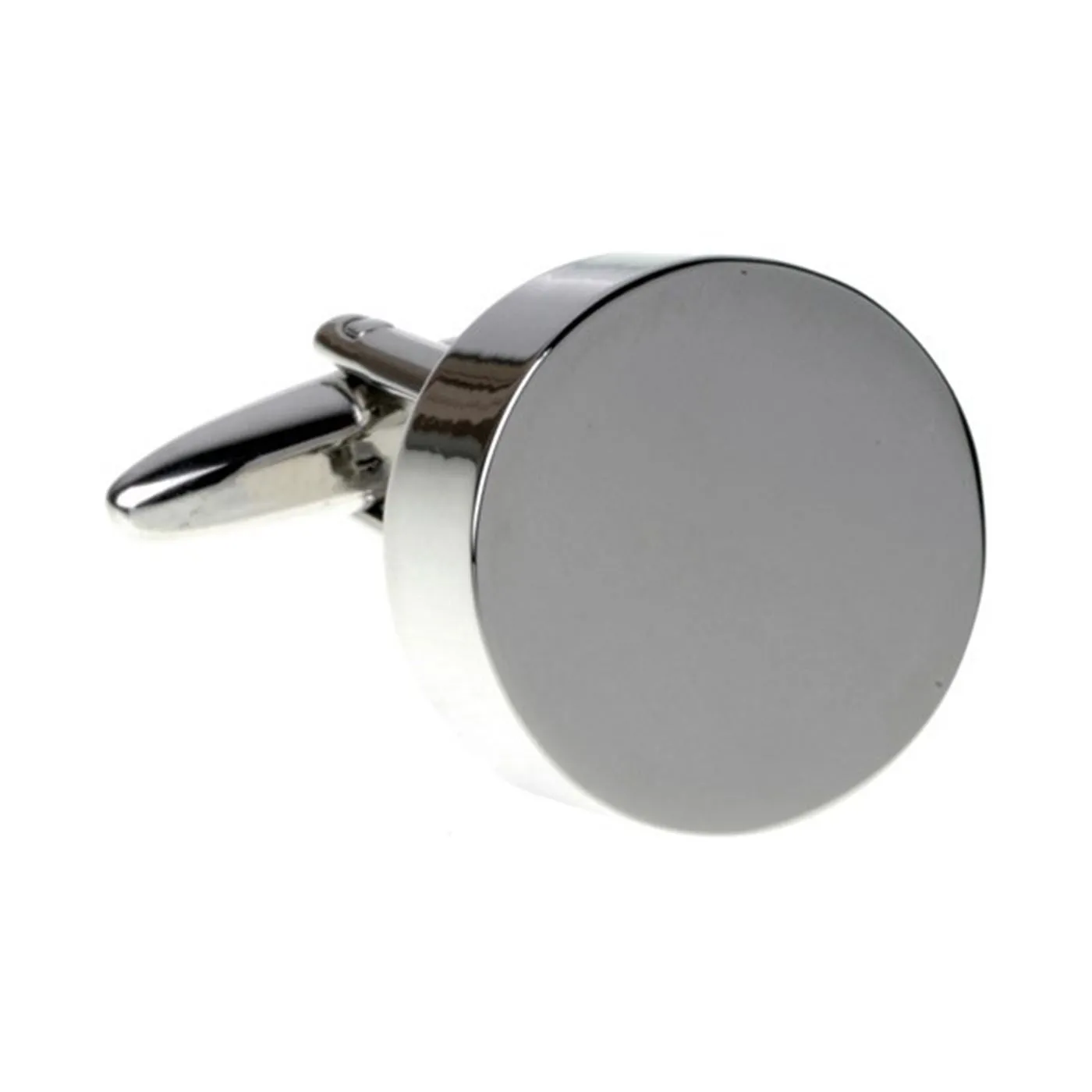 Chunky Round Polished Cufflinks