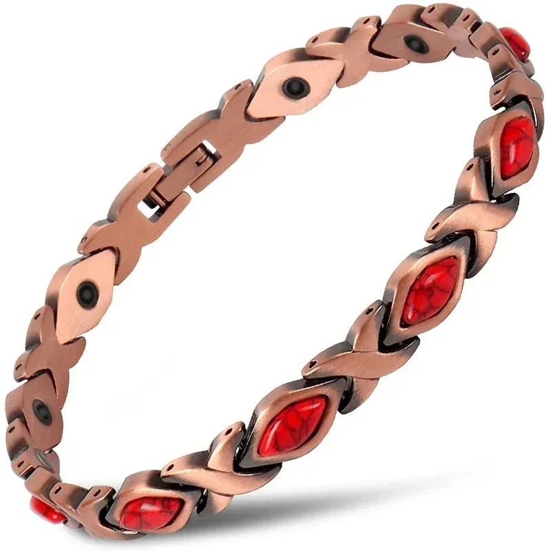 Copper Bracelets for Women&Men Therapy Health Magnetic Healing Bracelet Bio Energy Arthritis Pain Valentine's Day Gifts