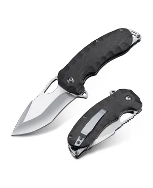 CVLIFE Pocket Knife for Men, 3.1'' Ultra Sharp Blade G10 Handle