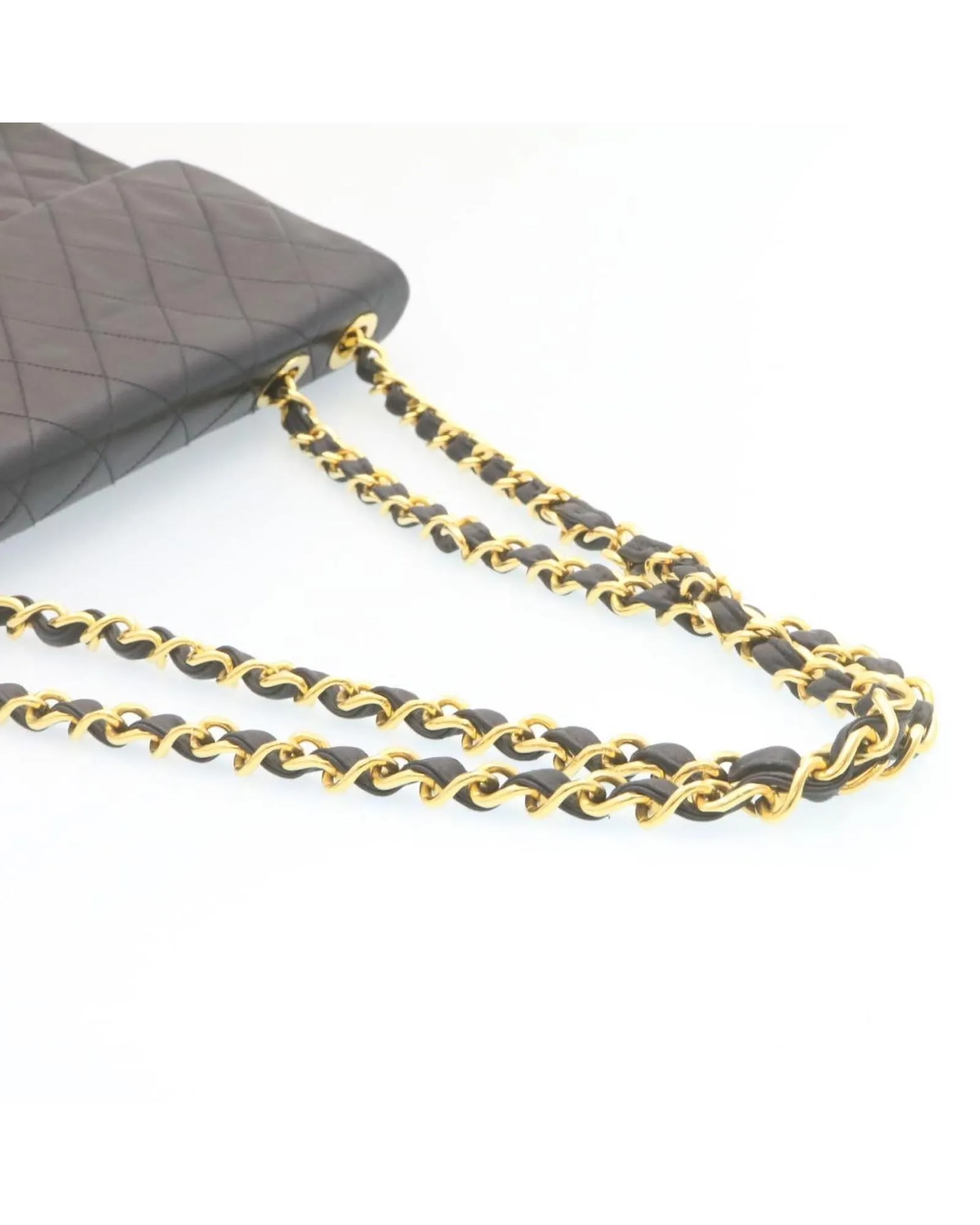 Deca Matelasse Shoulder Bag with Turn Lock Chain by CHANEL