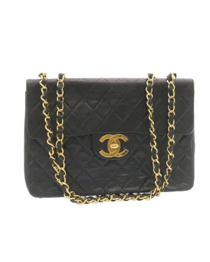 Deca Matelasse Shoulder Bag with Turn Lock Chain by CHANEL