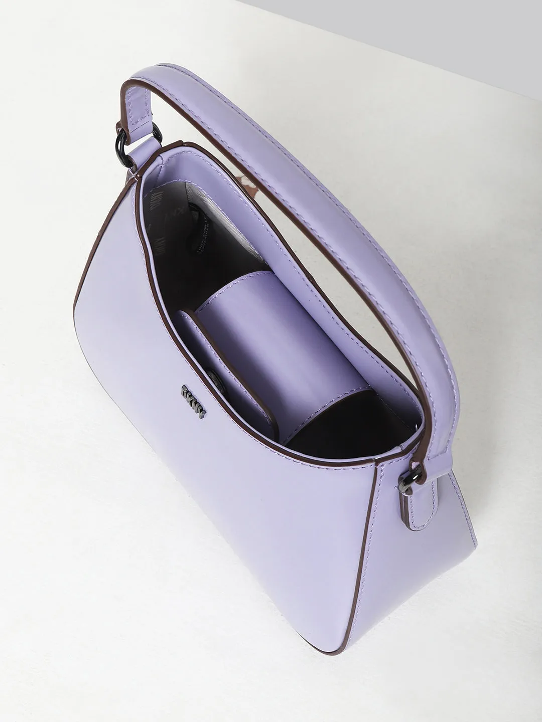 DKNY Women Lavender Solid Shoulder Bag