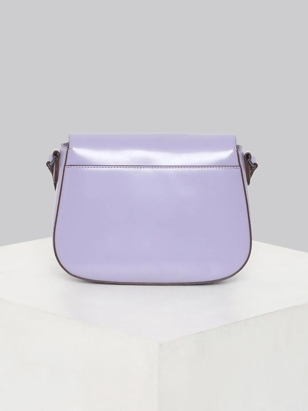 DKNY Women Lavender Solid Shoulder Bag