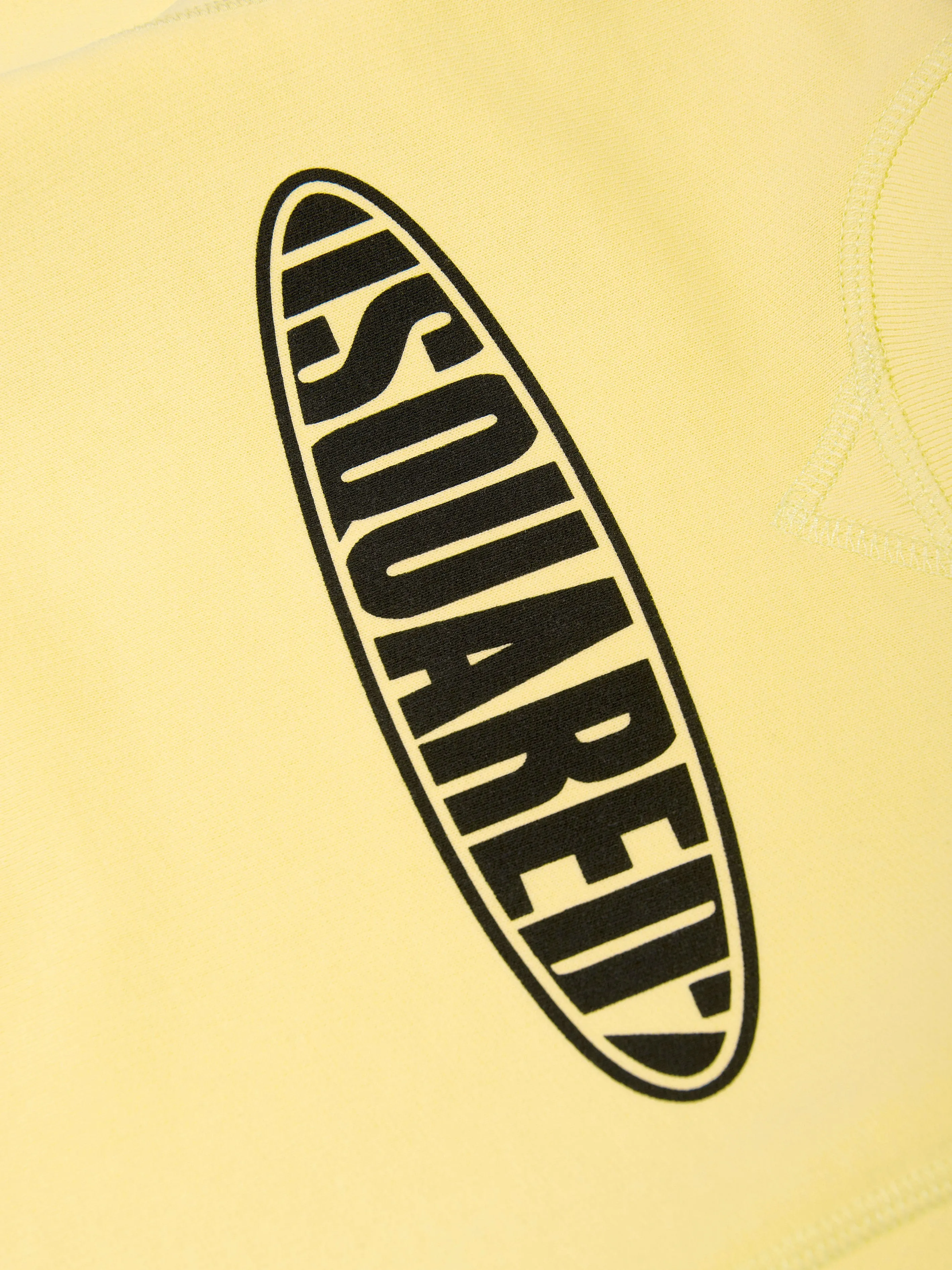 Dsquared2 Kids Rounded Logo Sweatshirt in Yellow