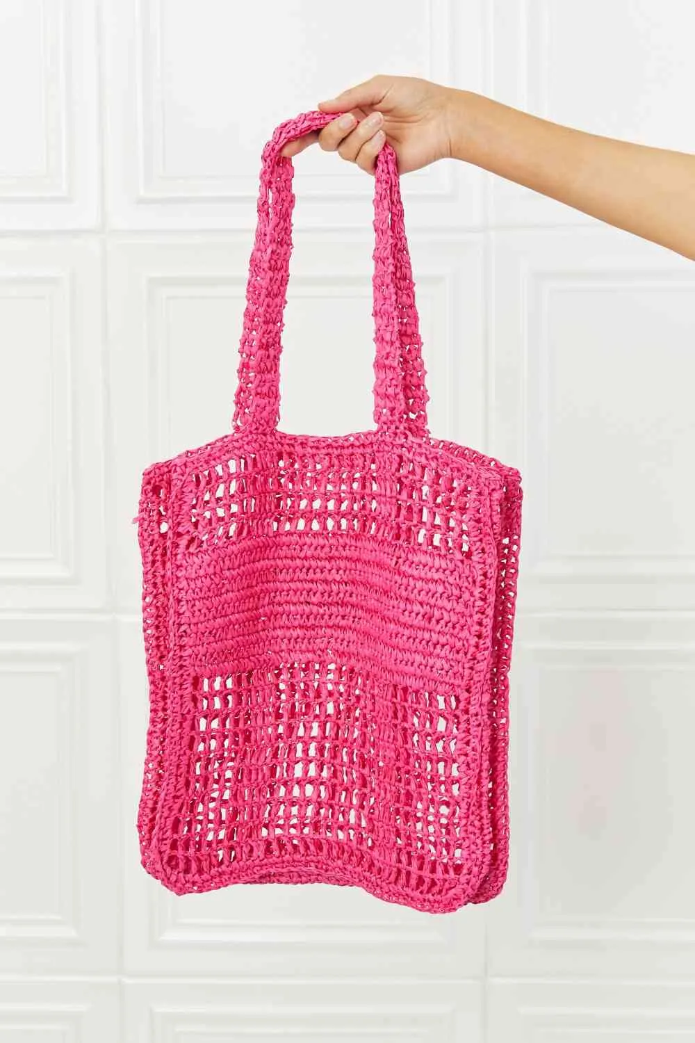 Fame Tropic Babe Staw Tote Bag