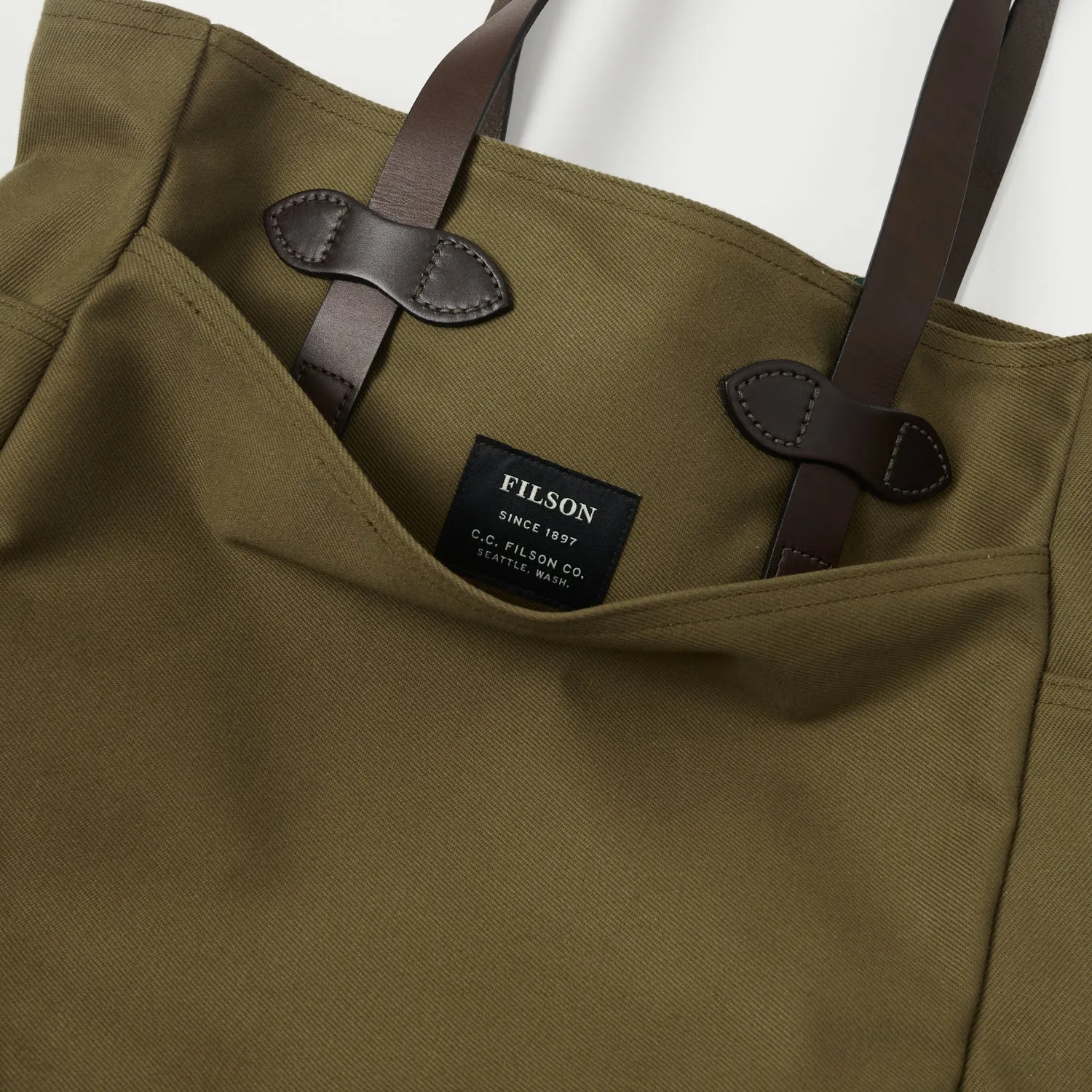 Filson Rugged Twill Tote Bag - Sepia