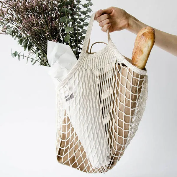 Filt Net Bag Natural – Short Handles