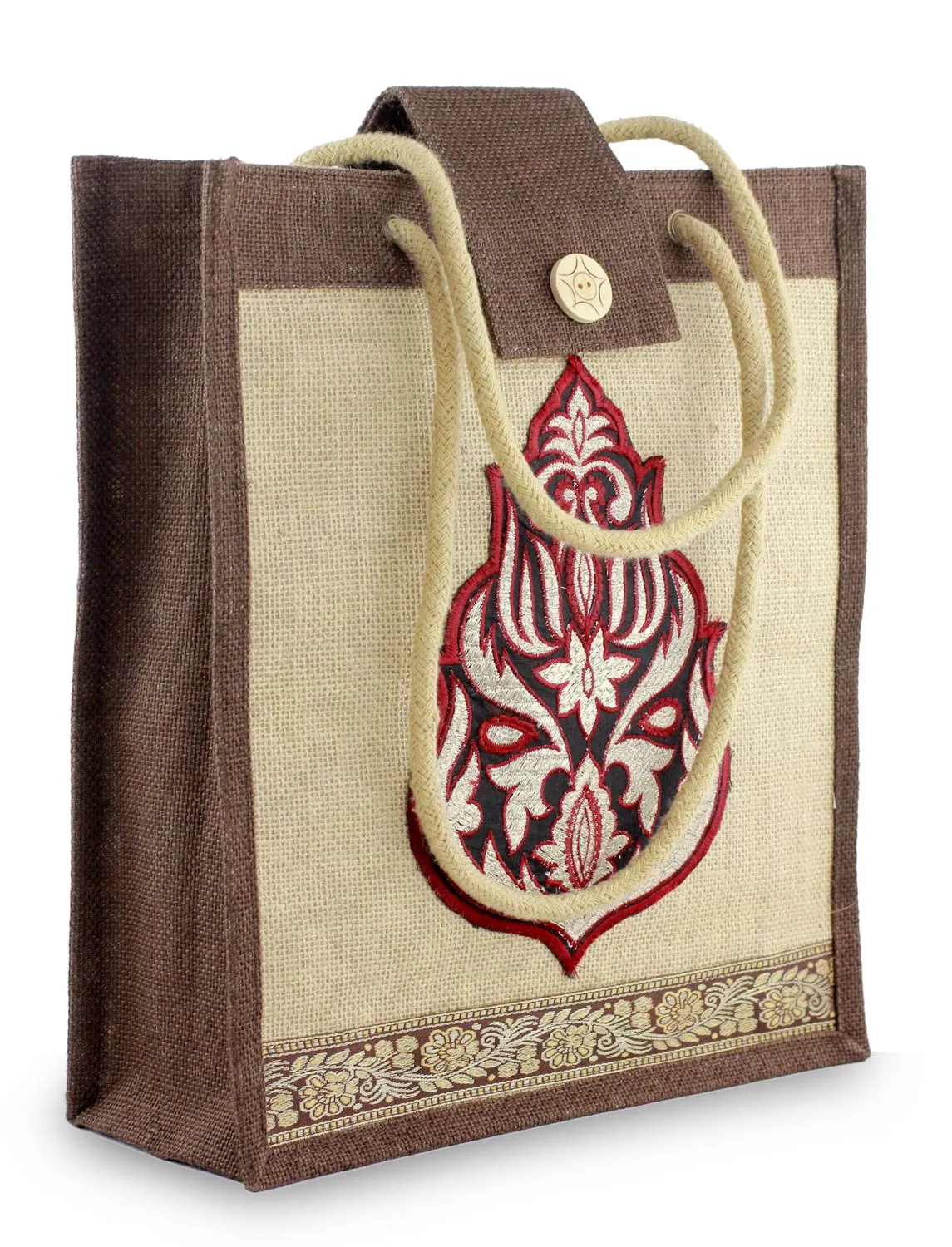 Fire Blossom Medium Tote Bag