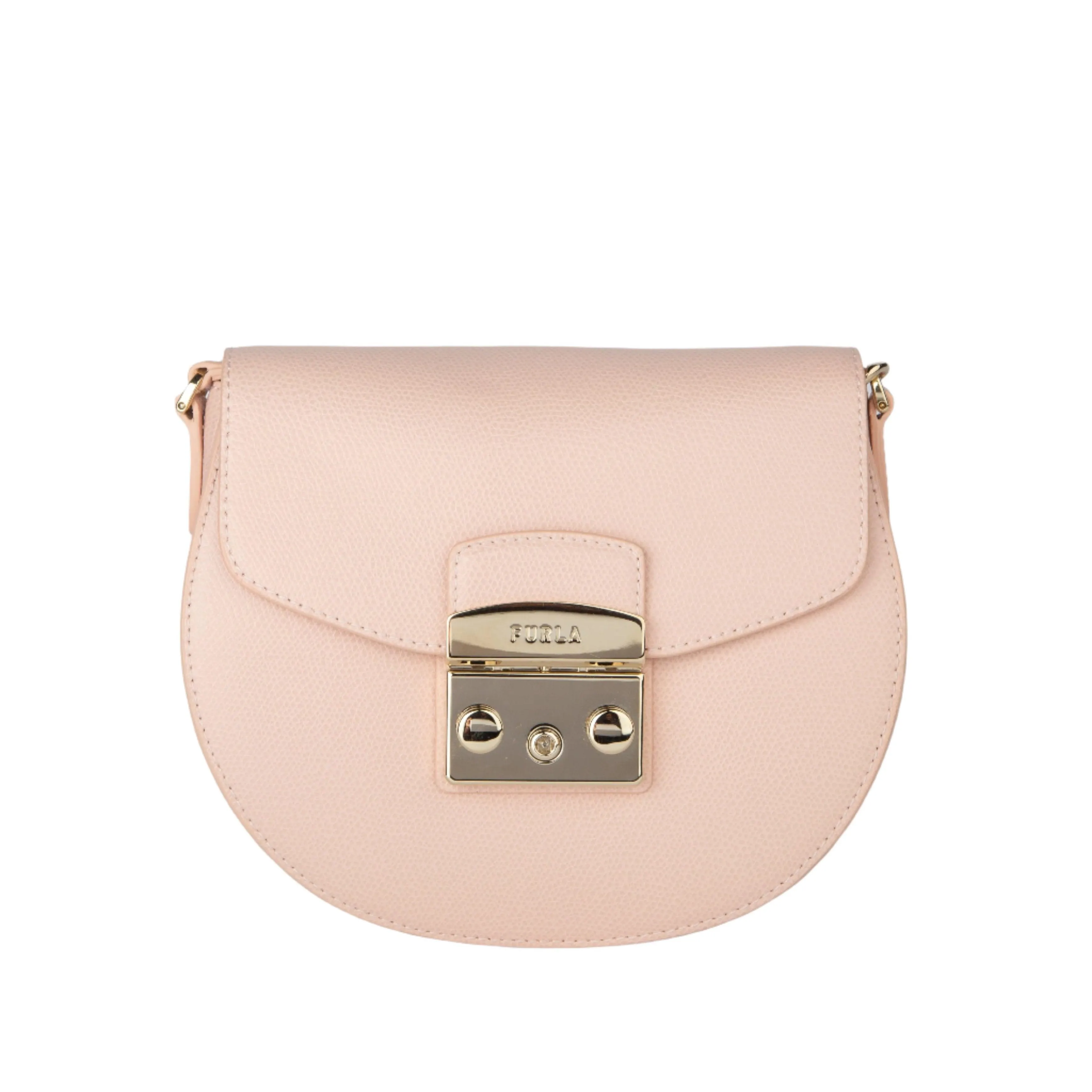 Furla Metropolis Mini Crossbody Round - Candy Rose