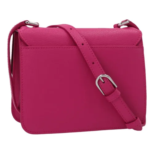 Furla Villa Mini Leather Crossbody Bag - Peonia Fuxia