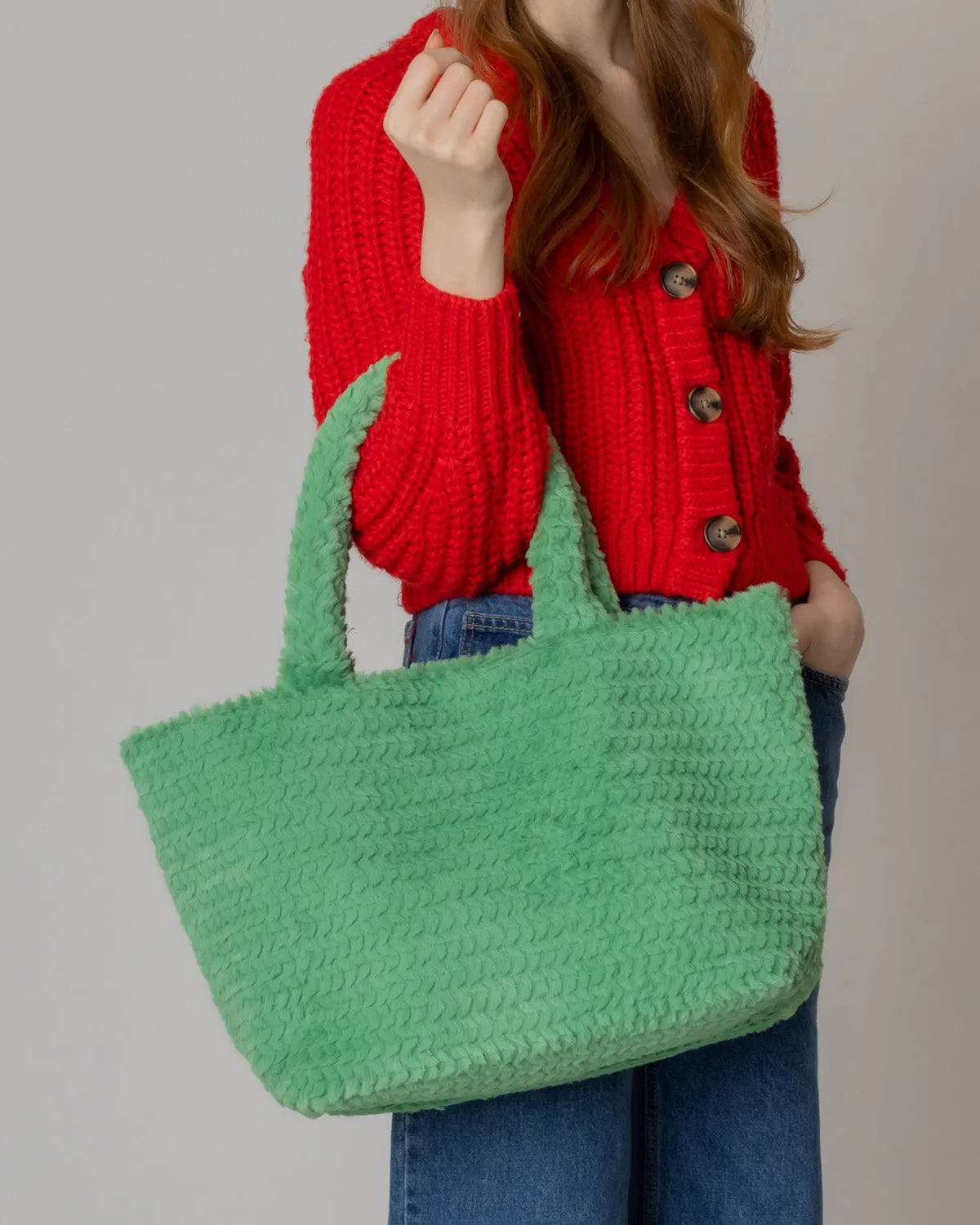 Fuzzy Fur Tote Bag