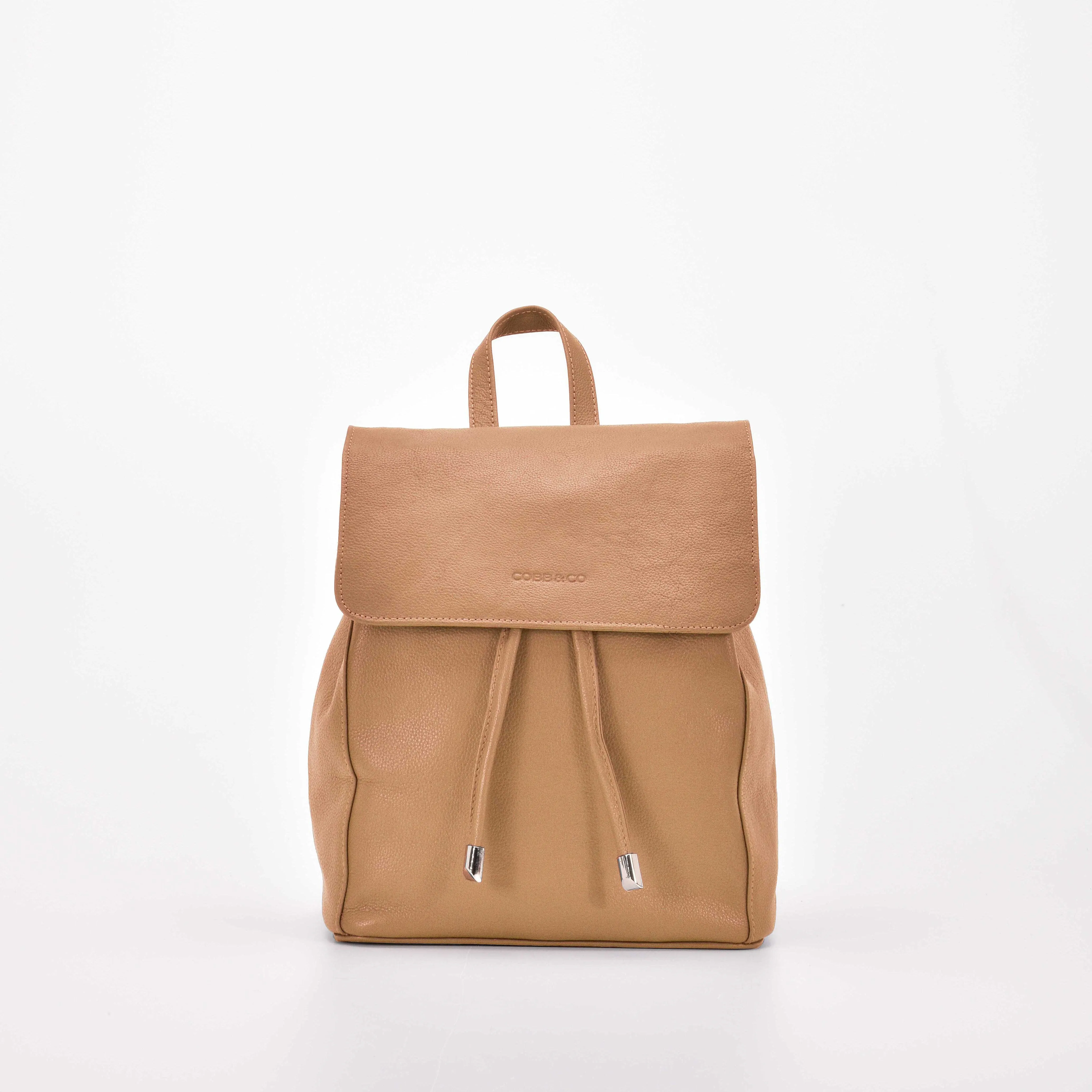 GABEE HOMEBUSH LEATHER BACKPACK