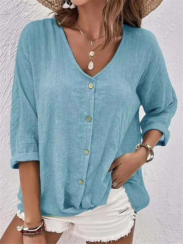 Glow Chic's Chiffon Cardigan Shirt With Buttons