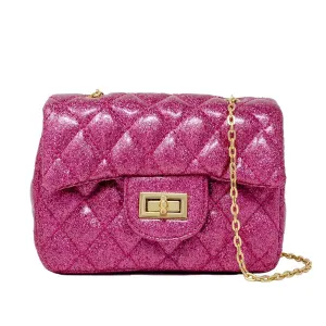 Handbag | Classic Sparkle Mini Bag - Hot Pink | Tiny Treats and Zomi Gems