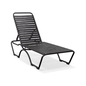 KAHANA STRAP CHAISE LOUNGE, OBSIDIAN