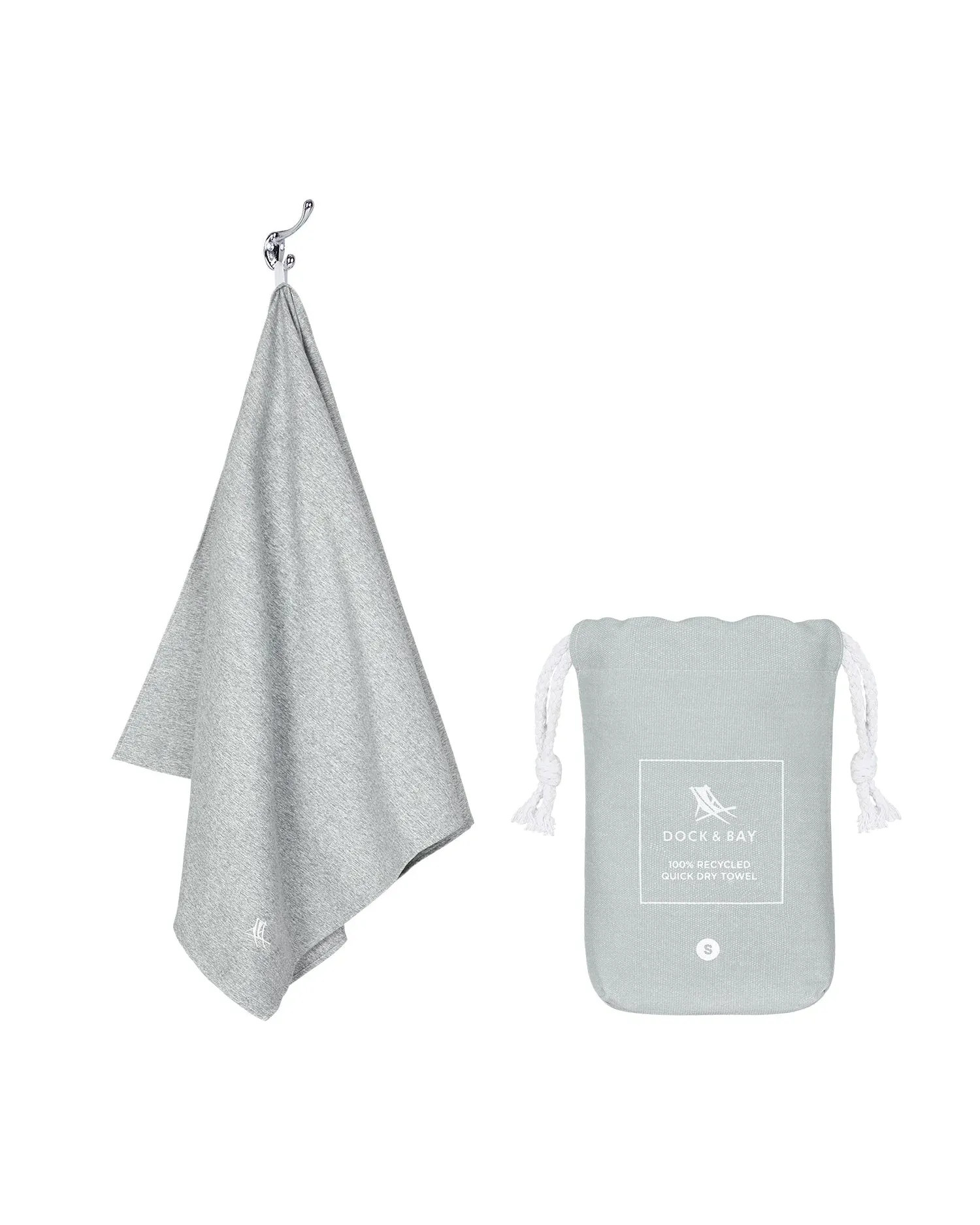 Large Quick Dry Towels - Mountain Grey