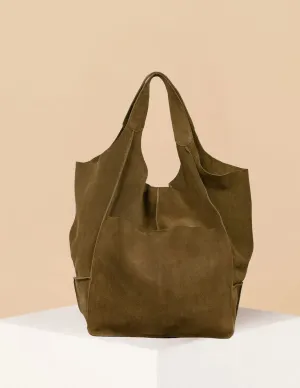 Leni Bag Olive Suede