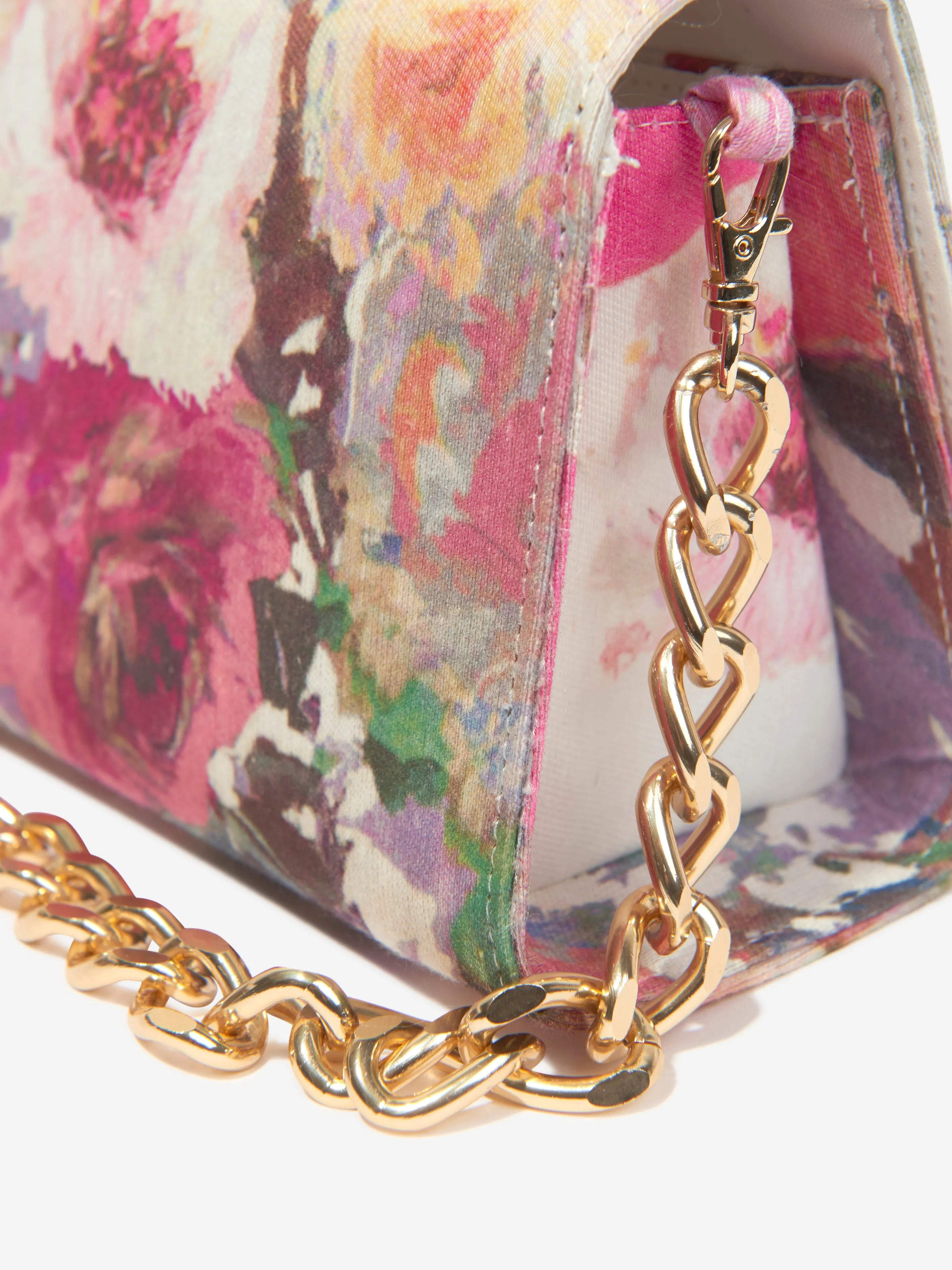 Marchesa Girls Chain Embellished Mini Bag in Multicolour (20cm)