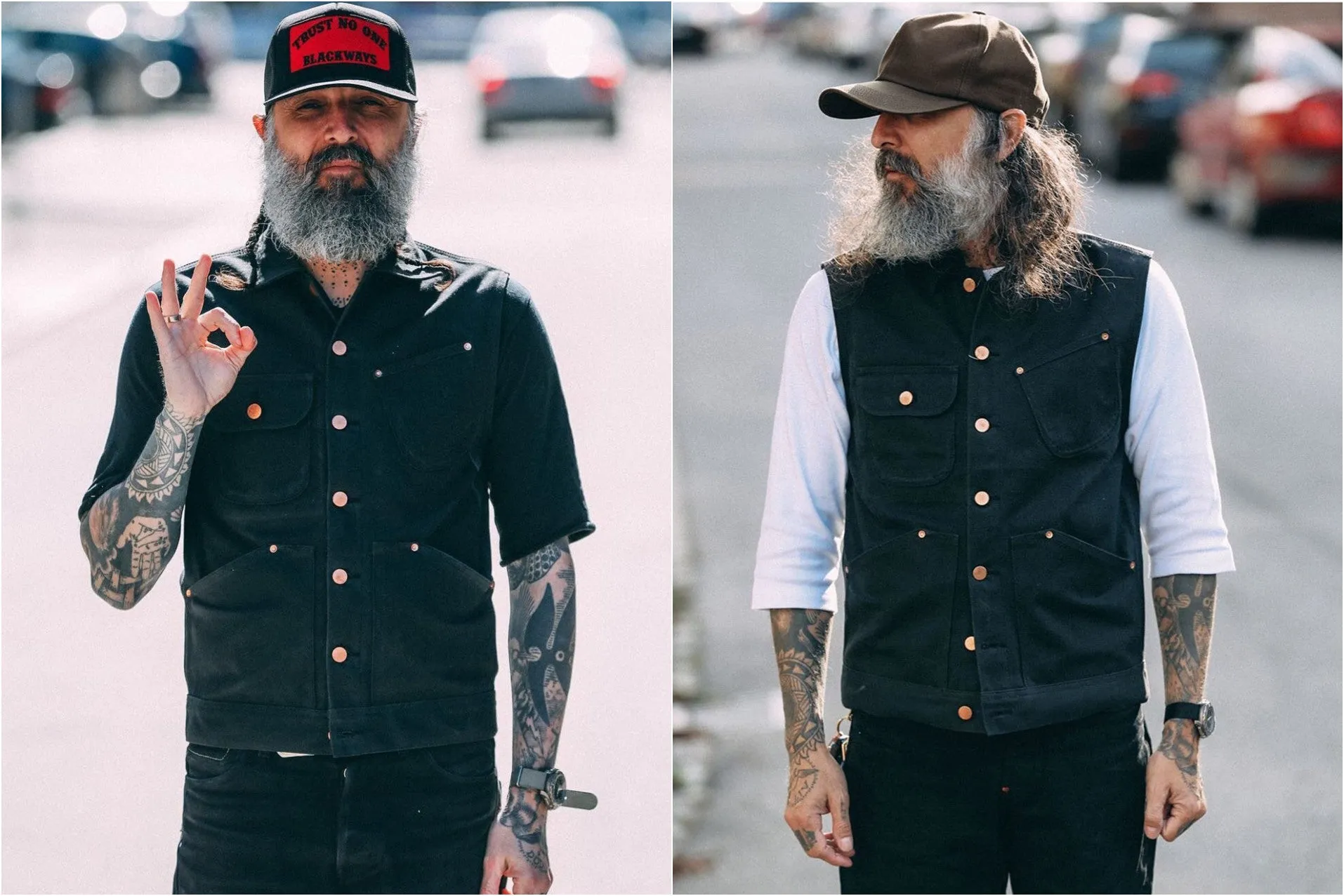 Men's 17OZ Wax Canvas Vest