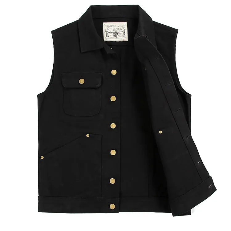 Men's 17OZ Wax Canvas Vest