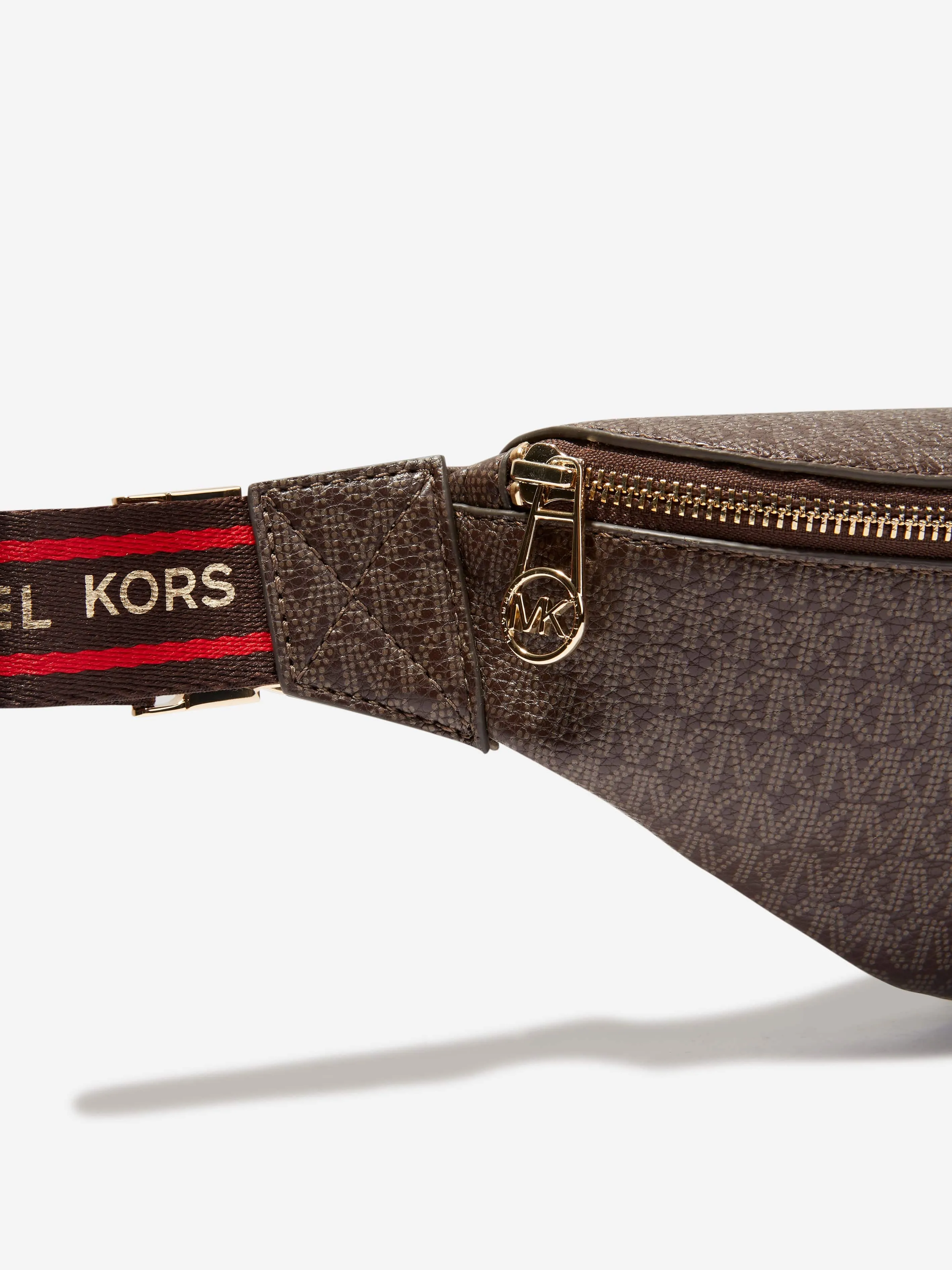 Michael Kors Girls Logo Belt Bag in Brown