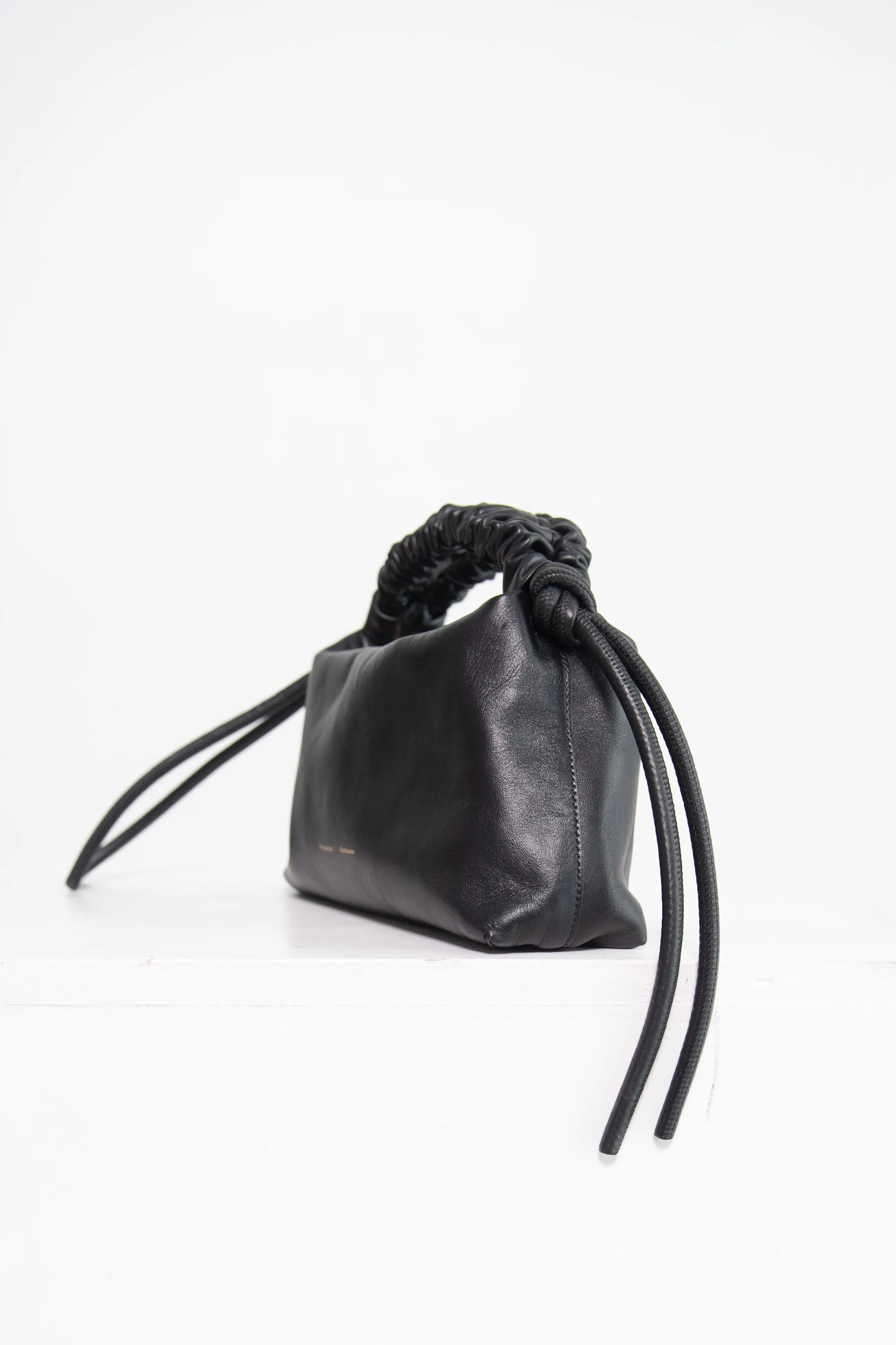 Mini Drawstring Bag, Black