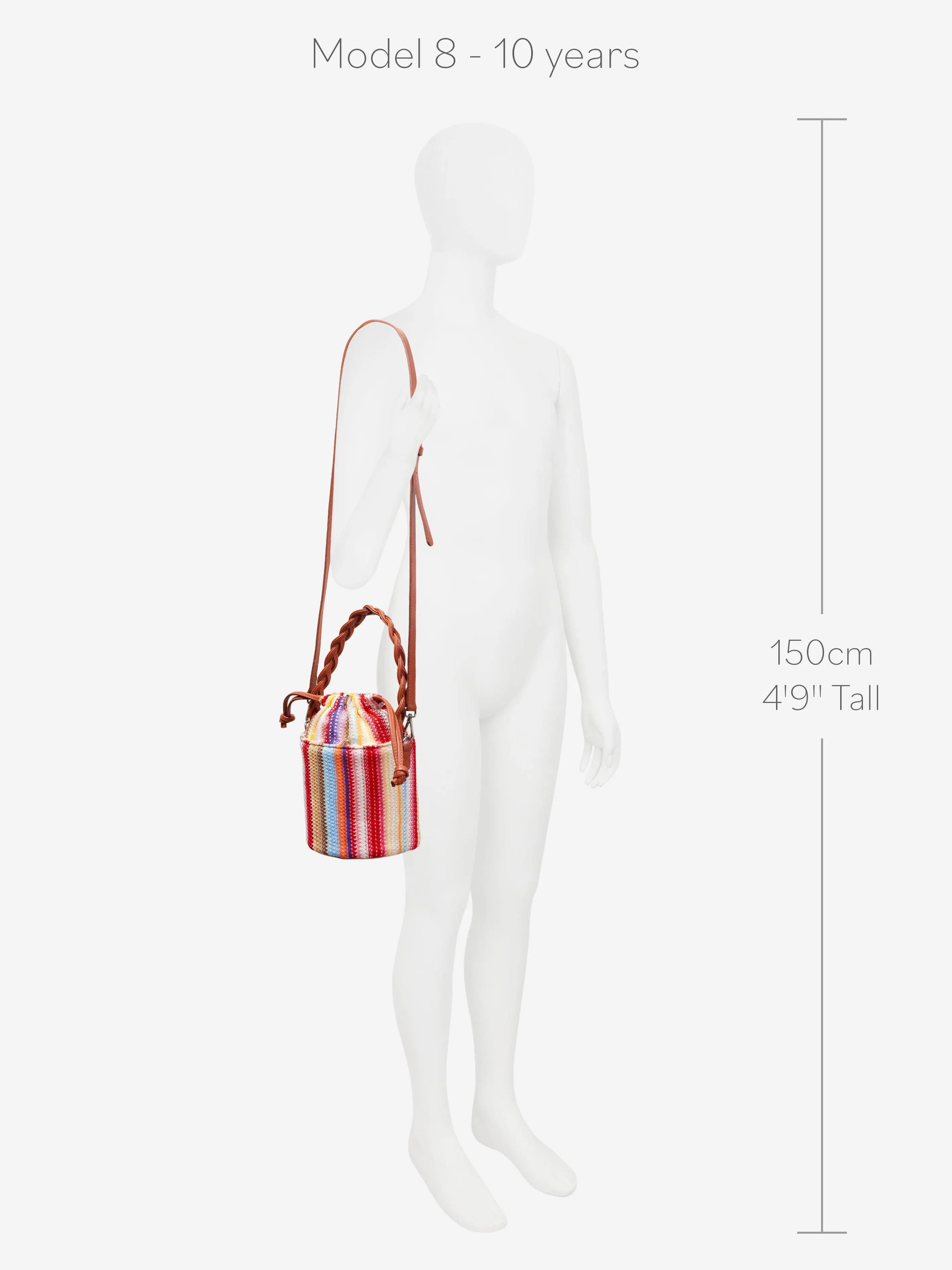 Missoni Girls Striped Bucket Bag in Multicolour (20cm)