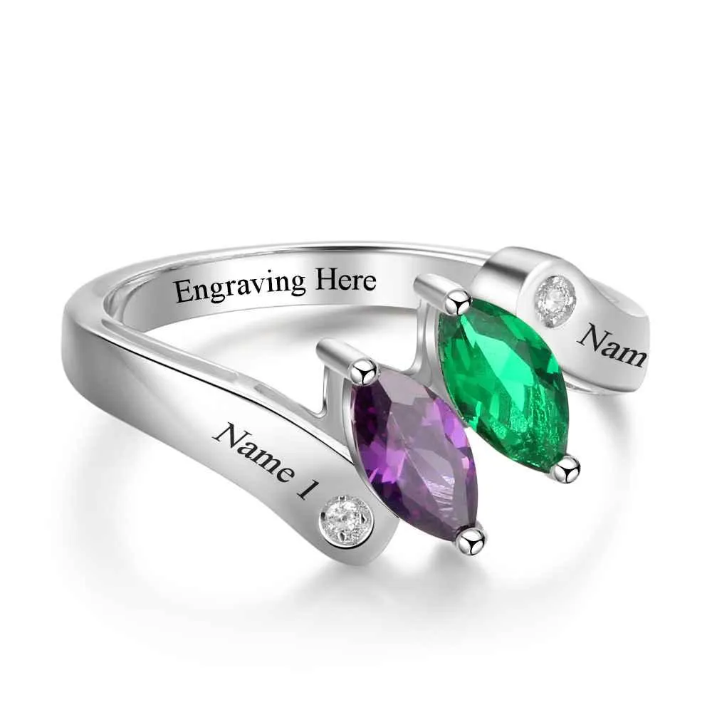 Personalized Love Promise Rings Trendy Ring Jewelry