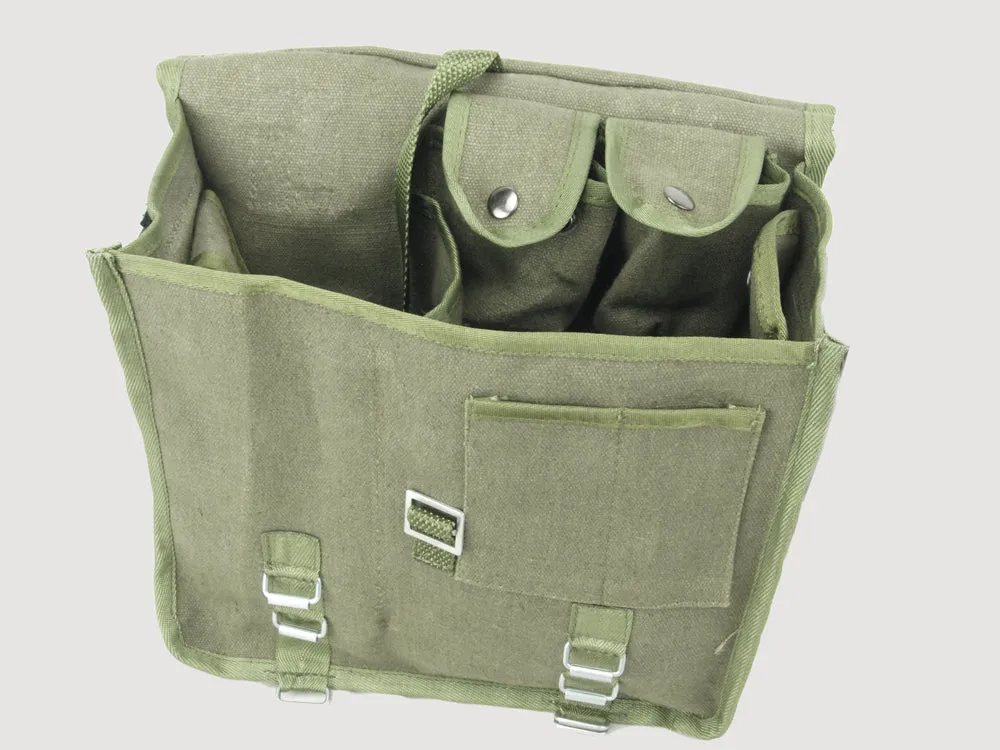 Polish Army Canvas Shoulder Bag - 30 x 27 x 15cm