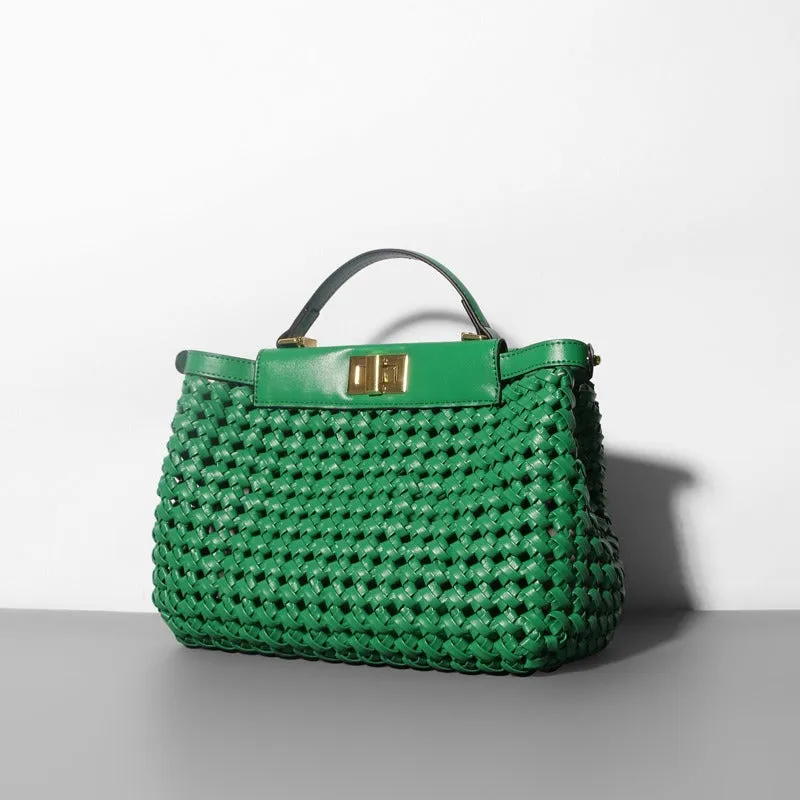 Pre Order:  Hollow Woven Crossbody Shoulder Bag