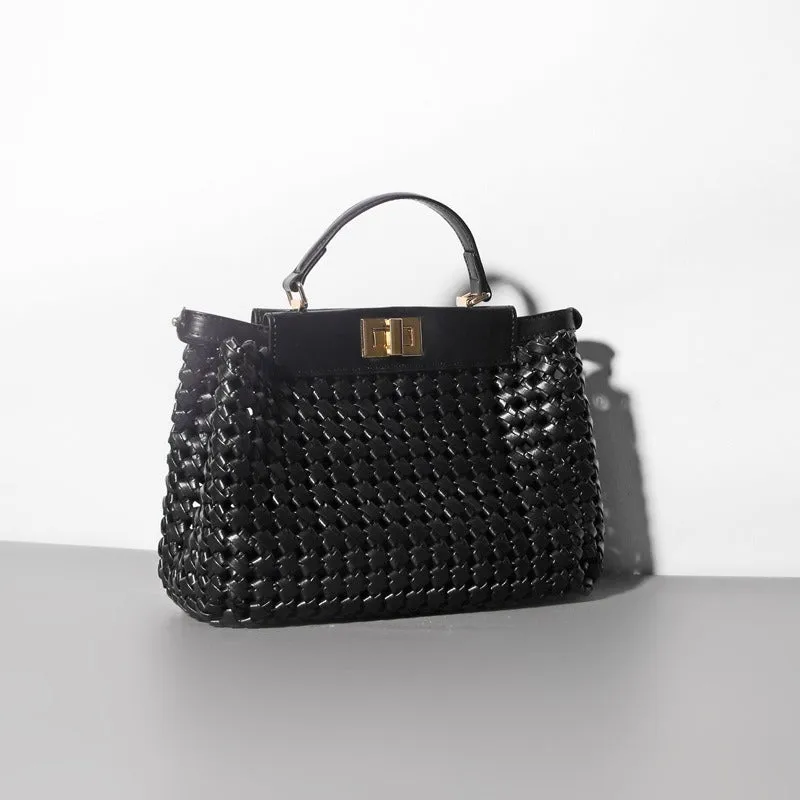 Pre Order:  Hollow Woven Crossbody Shoulder Bag