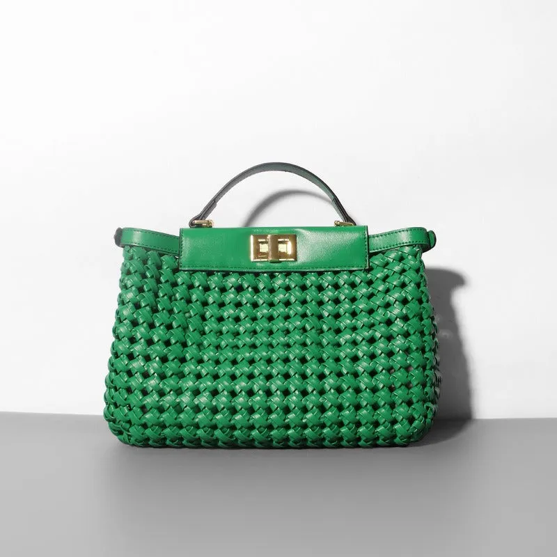 Pre Order:  Hollow Woven Crossbody Shoulder Bag