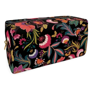 Renaissance Black Cosmetic Bag