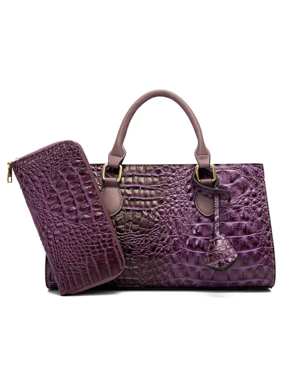 Retro Fashion Embossed Handheld Shoulder Messenger Bag