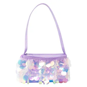 Shimmering Mermaid Iridescent Disc Sequin Handbag