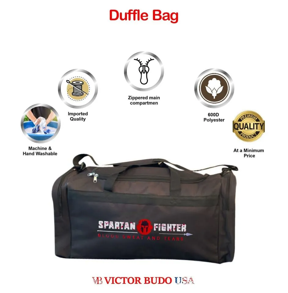 SPARTAN FIGHTER WATERPROOF DUFFLE BAG FOR SPORTS and GYM