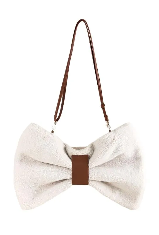 TEEK - Cream Bow Shoulder bag