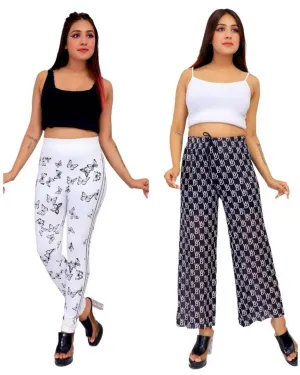 Trendy Printed Trouser Combo