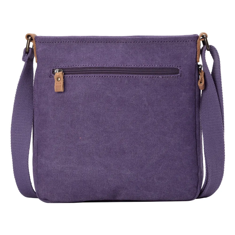 Troop London Classic Small Zip Top Shoulder Bag - Purple