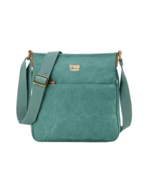 Troop London Classic Small Zip Top Shoulder Bag - Turquoise